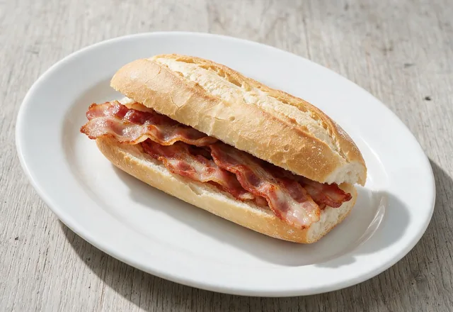 Bocadillo de bacon, Imagen orientativa · IA